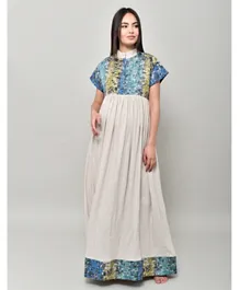 Oh9shop Maxi Abaya Dress - Blue
