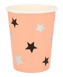 Meri Meri Halloween Star Pattern Cups - 8 Pc