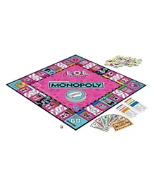 L.O.L Surprise Monopoly Board Game - 2 Players