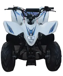 Megawheels Tornado 180 CC Power Wheels Off Road Fully Automatic ATV Quad Bike - White