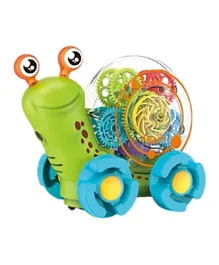 BAYBEE Electric 3D Flash Light Universal Transparent Gear Snail Toy