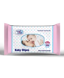 Cool & Cool Baby Wipes - 72 Pieces