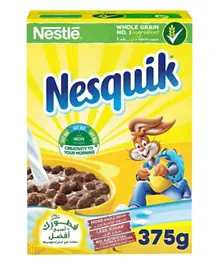 Nestle Nesquik Chocolate Breakfast Cereal - 375 Grams