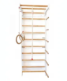 Ezzro Swedish Ladder - White & Natural