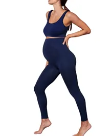 Mums & Bumps Blanqi Maternity Belly Support Leggings - Royale Blue