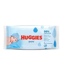 Huggies Pure Baby Wipes - 56 Pieces