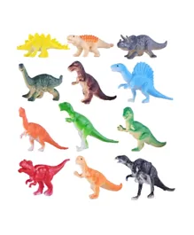 Toon Toyz Dinosaur Figurines Blister Pack - 6 Pieces
