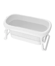حوض استحمام قابل للطي للرضع من آيفام - أبيض اللون - حجم كبير جدا