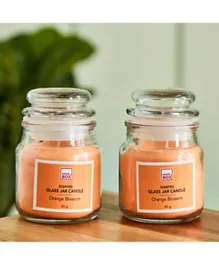 HomeBox Audrey Orange Blossom Yankee Jar Candle - 2 Pieces