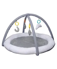 Little Angel Baby Round Comfy Gym Play Mat - Grey