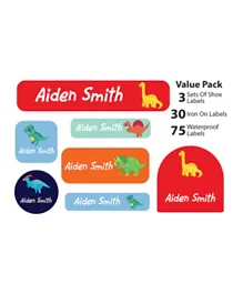 Ajooba My Labels Personalised Name Labels for Kids My Nursery Labels 018 - Pack of 108