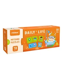 Mideer Matching Puzzle Daily Life - 30 Pieces