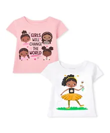 The Children's Place 2 Pack Printed Tee - Multicolor