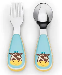 Skip Hop Zootensils Fork & Spoon - Cow