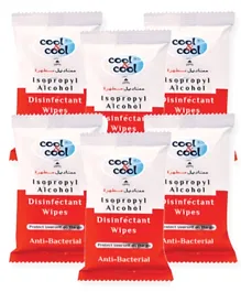 Cool & Cool Disinfectant Wipes Pack of 6 - 60 Wipes