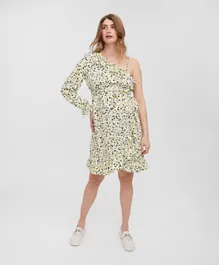 Vero Moda Maternity Floral Maternity Dress - Lemon Meringue