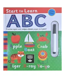 Wipe Clean Start To Learn ABC - English