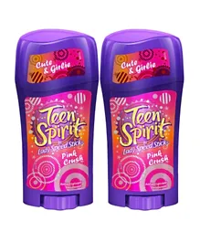 Lady Speed Stick, Teen Spirit, Antiperspirant Deodorant, Pink Crush 65g  - Pack of 2