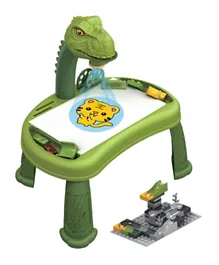 Little Story DIY T Rex 3 IN 1 Spinning Puzzle Block Table