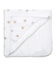 Lulujo Baby Hooded Towel - Daisies