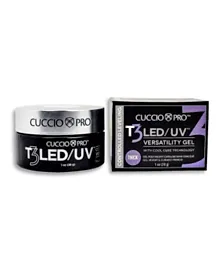 Cuccio Pro T3 LED/UV Gel Self Leveling - Opaque Petal Pink, 56g