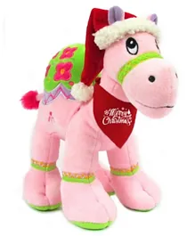 Fay Lawson Camel Pink with Santa Hat and Bandana - 18 cm