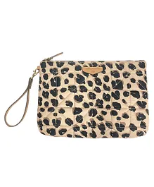 TWELVElittle Comapanion Fashion Diaper Changing Pouch Leopard - Beige