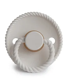 FRIGG Rope Latex Baby Pacifier 1-Pack Silver Gray - Size 1