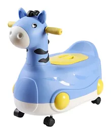 Eazy Kids Horse Potty Car Chair - Blue