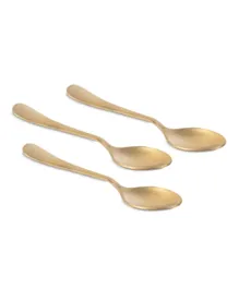 Kitchen Master Gold Tea Spoon Gravity KM0102 - 3 Pieces