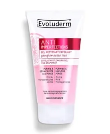 Evoluderm Anti Imperfections Exfoliating Cleansing Gel - 150 mL