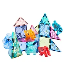 Mideer Dreamy Forest Colorful Magnetic Tiles - 40 Pieces