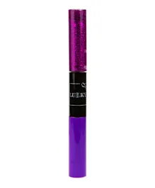 Lukky 2 In 1 Mascara & Lash Glitter Bold Shimmer Purple - 10mL