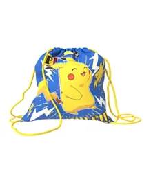 Pokemon Printed Rucksack Drawstring Bag - 10 Inches