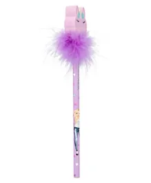 Top Model Pencil With Eraser Topper - Purple