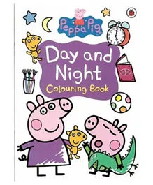 Peppa Pig Day and Night Colouring Book Paperback - 16 Pages