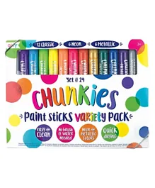 Ooly Chunkies Paint Sticks - 24 Colors