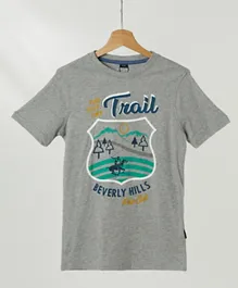 Beverly Hills Polo Club Find Your Own Trail Tee - Grey