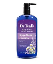 Dr Teals Body Wash with Epsom Salt Sleep Blend with Melatonin - 710mL
