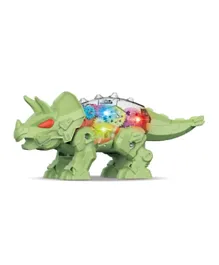 Little Story - Electric DIY Gear Dinosaur With Light and Sound - Green