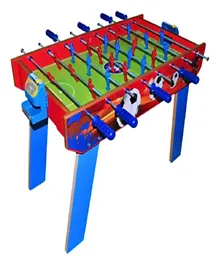 Matrax Wooden Soccer Game Table with Legs - Multi-Color, 3+ Years, Eye-Hand Coordination Development, 45.5x16x85.5 cm