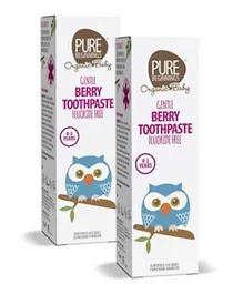 Pure Beginnings Gentle Berry Toothpaste With Xylitol - Pack Of 2