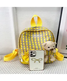 Star Babies Kids School Bag  Yellow - 10.2 Inches