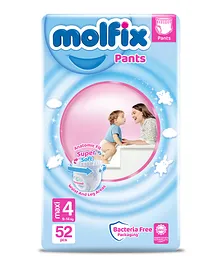 Molfix Diaper Pants Maxi Size 4 - 52 Pieces