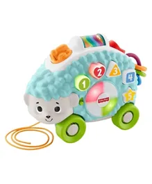 Fisher Price Linkimals Happy Shapes Hedgehog - Interactive Pull Toy with Lights and Sounds, 9 Months+ , 13x33x21.6cm
