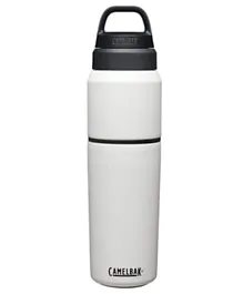 CamelBak White Insulated Stainless Steel MultiBev 2 in 1 Bottle and Cup - 650ml