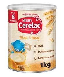 Cerelac Nestle Infant Cereal Wheat & Honey - 1kg