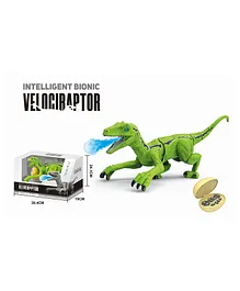 TTC Generic Intelligent Bionic Dinosaur Velociraptor with controller - Army Green