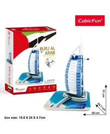 CubicFun Burj Al Arab 3D Puzzle Set - 46 Pieces