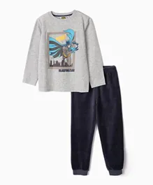 Zippy Kid Batman Pyjamas Set - Light Grey